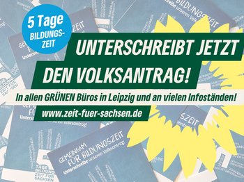 5 Tage Bildungszeit, Unterschreibt jetzt den Volksantrag