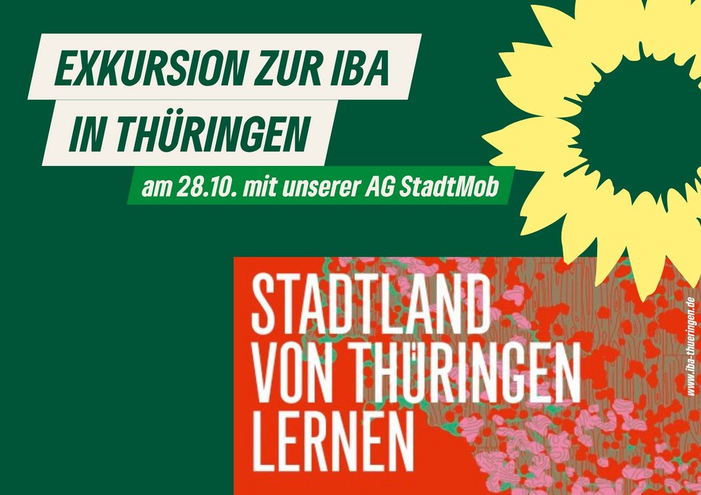 Exkursion zur IBA in Thüringen, am 28.10. mit der AG Stadtmob, Motiv: Sonnenblume, Screenshot Website www.iba-thueringen.de