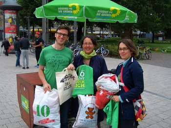 Stoffbeutel gegen Plastik Tausch in Leipzig