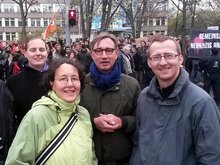 Moscheebau Anti-Nazi Demo