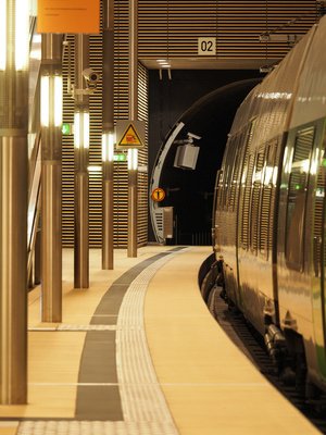 S-Bahn im Citytunnel am Markt